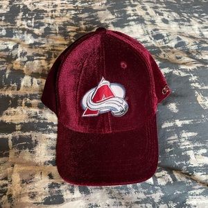 *LIMITED EDITION* Colorado Avalanche Red Velvet Baseball Cap - Worn Once